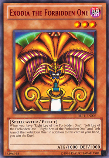 Exodia the Forbidden One (Red) [DL11-EN006] Rare | Card Merchant Takapuna