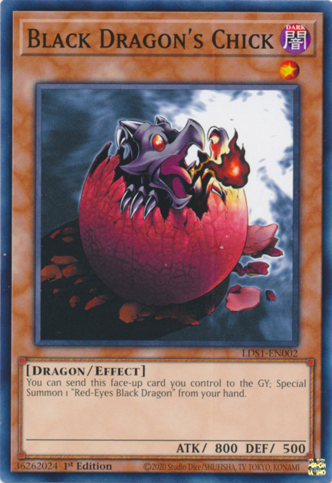 Black Dragon's Chick [LDS1-EN002] Common | Card Merchant Takapuna