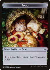 Wolf // Food (17) Double-Sided Token [Throne of Eldraine Tokens] | Card Merchant Takapuna