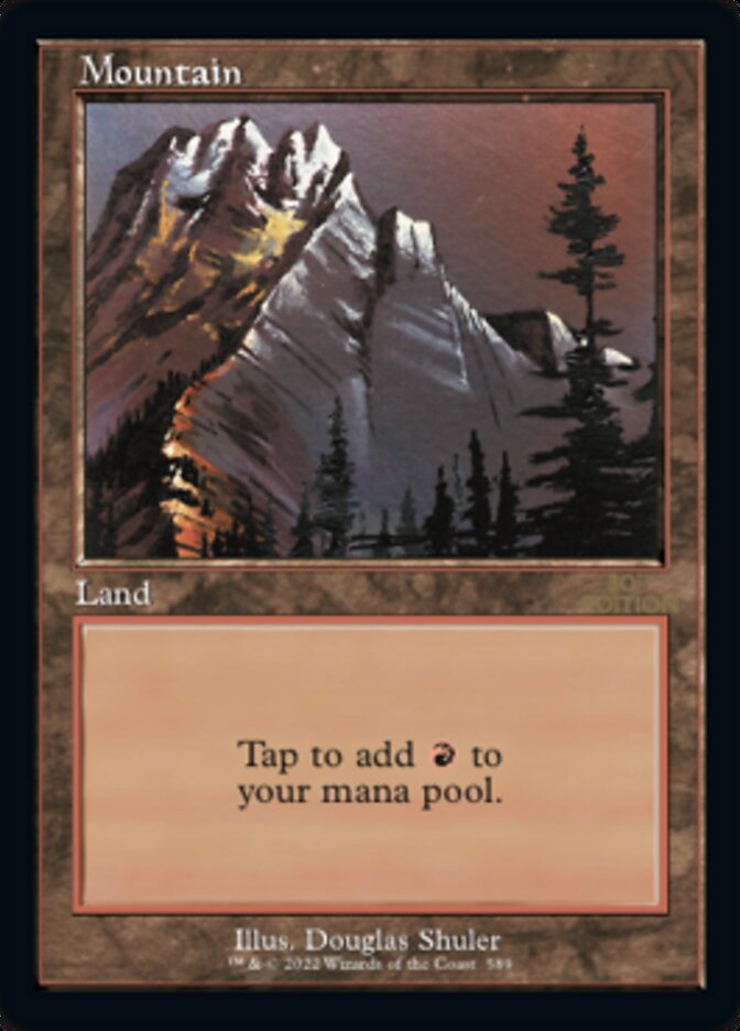 Mountain (Retro) (589) [30th Anniversary Edition] | Card Merchant Takapuna