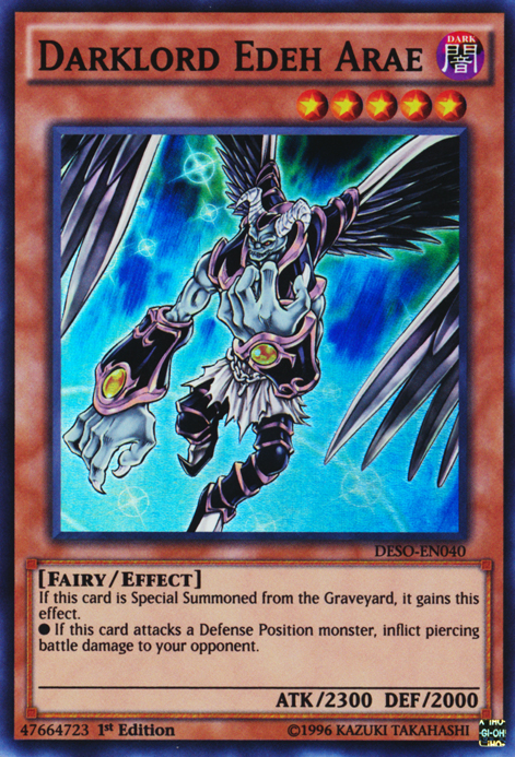 Darklord Edeh Arae [DESO-EN040] Super Rare | Card Merchant Takapuna