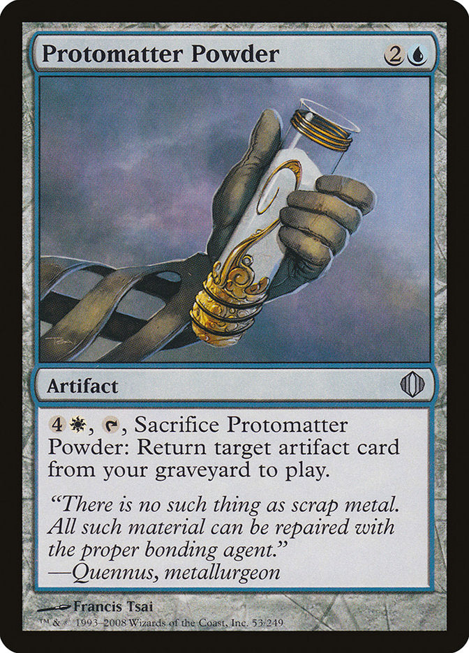 Protomatter Powder [Shards of Alara] | Card Merchant Takapuna