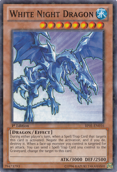 White Night Dragon [BP01-EN016] Starfoil Rare | Card Merchant Takapuna