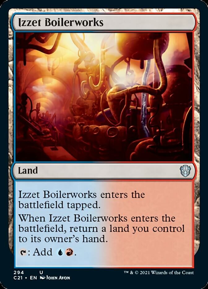 Izzet Boilerworks [Commander 2021] | Card Merchant Takapuna