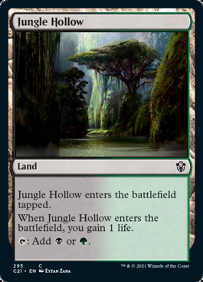 Jungle Hollow [Commander 2021] | Card Merchant Takapuna