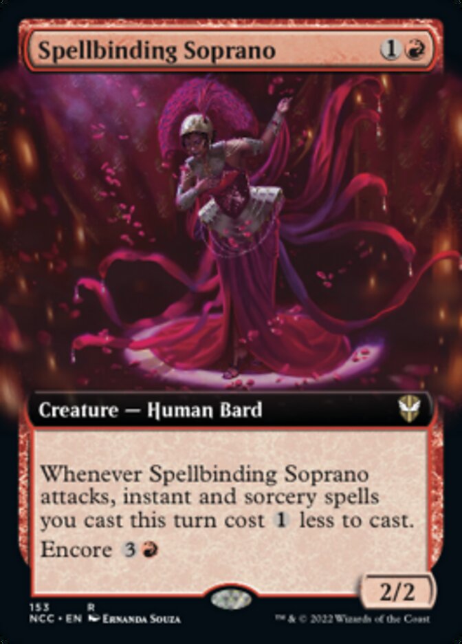 Spellbinding Soprano (Extended Art) [Streets of New Capenna Commander] | Card Merchant Takapuna