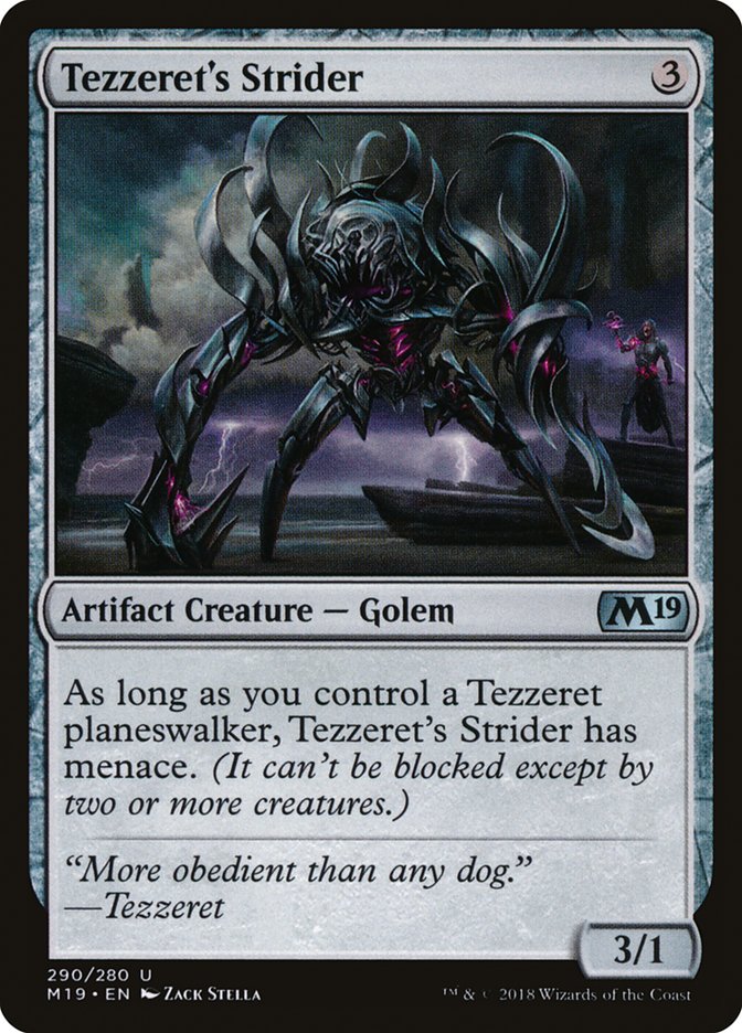 Tezzeret's Strider [Core Set 2019] | Card Merchant Takapuna