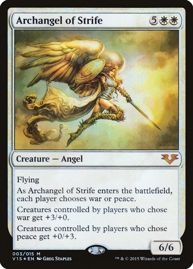 Archangel of Strife [From the Vault: Angels] | Card Merchant Takapuna