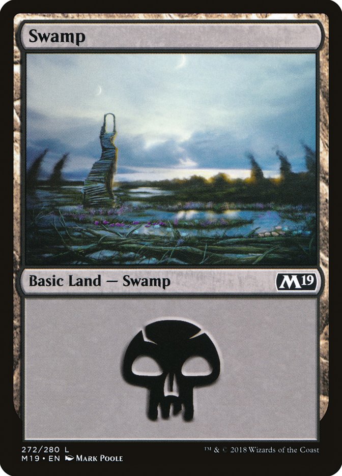 Swamp (272) [Core Set 2019] | Card Merchant Takapuna