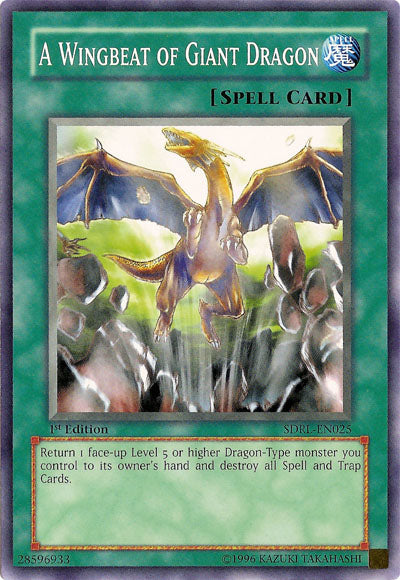 A Wingbeat of Giant Dragon [SDRL-EN025] Common | Card Merchant Takapuna