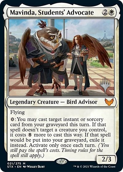 Mavinda, Students' Advocate (Promo Pack) [Strixhaven: School of Mages Promos] | Card Merchant Takapuna