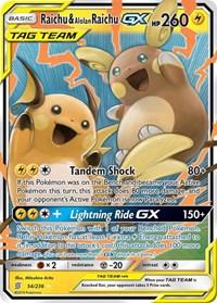 Raichu & Alolan Raichu GX (54/236) [SM - Unified Minds] | Card Merchant Takapuna