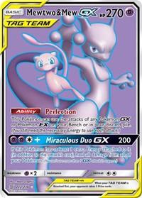 Mewtwo & Mew GX (Full Art) (222/236) [SM - Unified Minds] | Card Merchant Takapuna