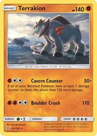 Terrakion (122/236) [SM - Unified Minds] | Card Merchant Takapuna