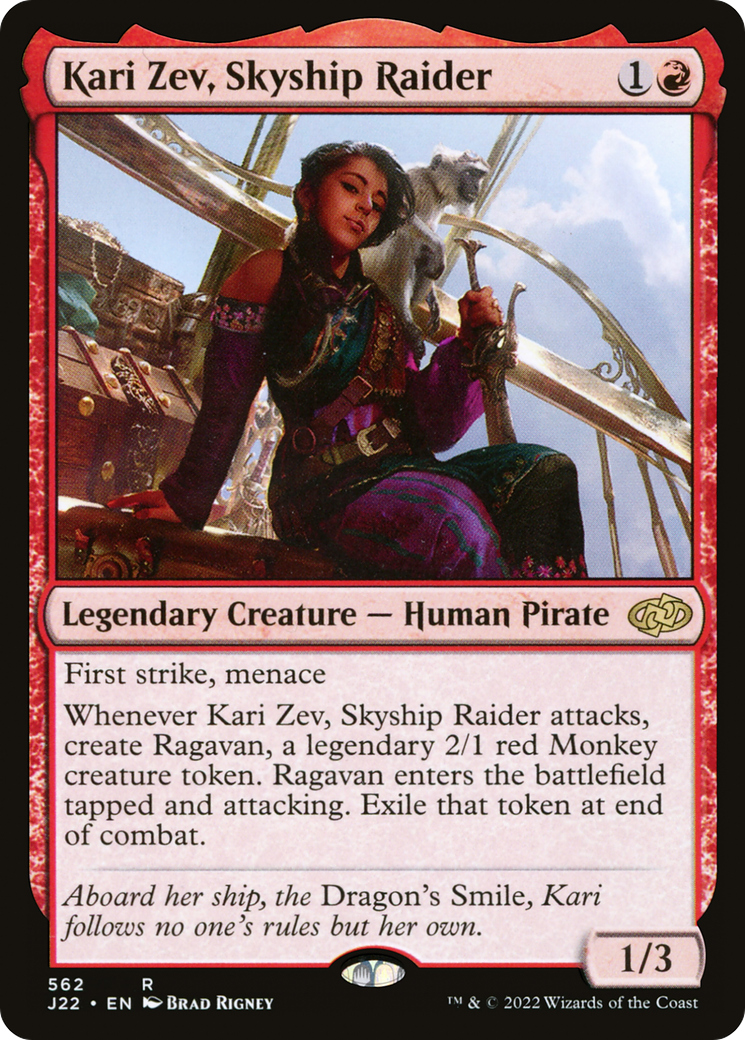 Kari Zev, Skyship Raider [Jumpstart 2022] | Card Merchant Takapuna