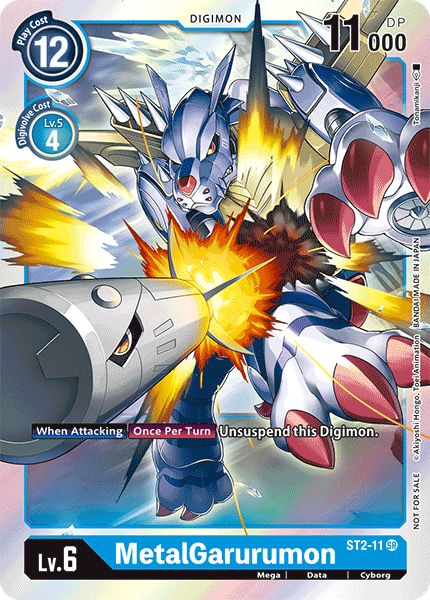 MetalGarurumon [ST2-11] (Event Pack) [Starter Deck: Cocytus Blue Promos] | Card Merchant Takapuna