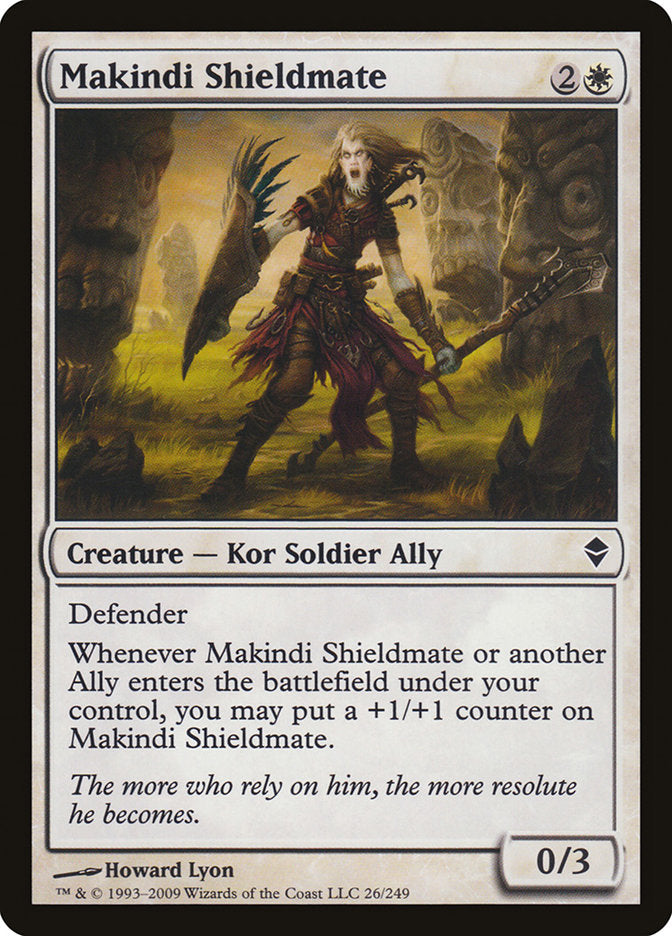 Makindi Shieldmate [Zendikar] | Card Merchant Takapuna