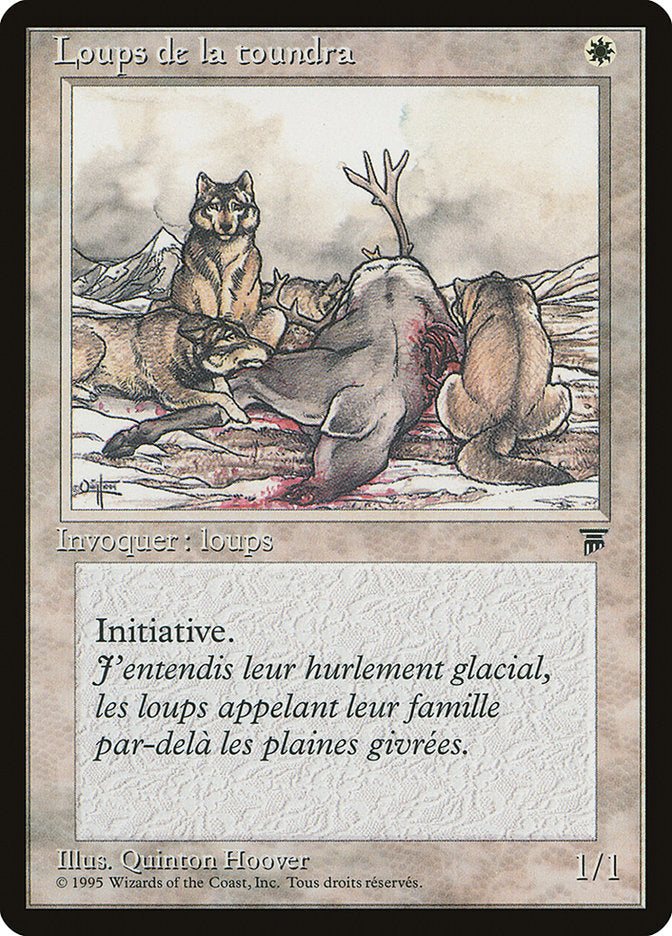 Tundra Wolves (French) - "Loups de la toundra" [Renaissance] | Card Merchant Takapuna