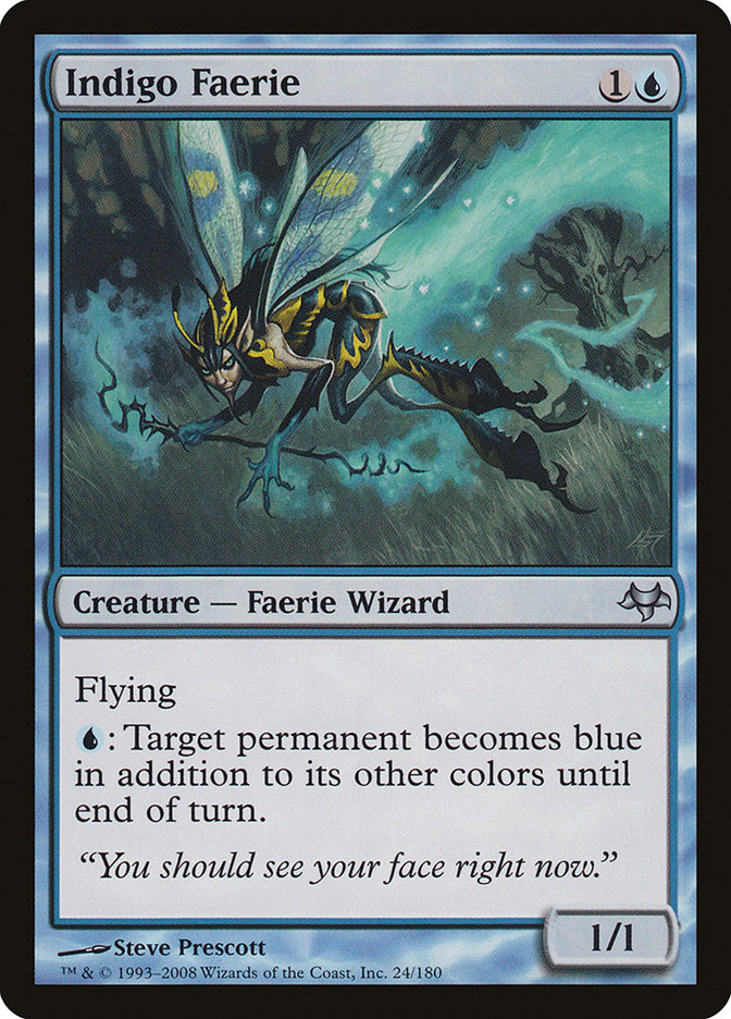 Indigo Faerie [Eventide] | Card Merchant Takapuna