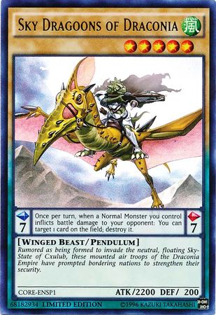 Sky Dragoons of Draconia [CORE-ENSP1] Ultra Rare | Card Merchant Takapuna