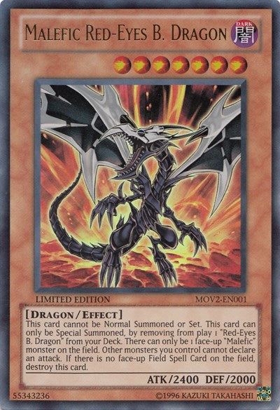 Malefic Red-Eyes B. Dragon [MOV2-EN001] Ultra Rare | Card Merchant Takapuna