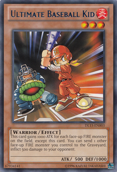 Ultimate Baseball Kid (Blue) [DL15-EN003] Rare | Card Merchant Takapuna