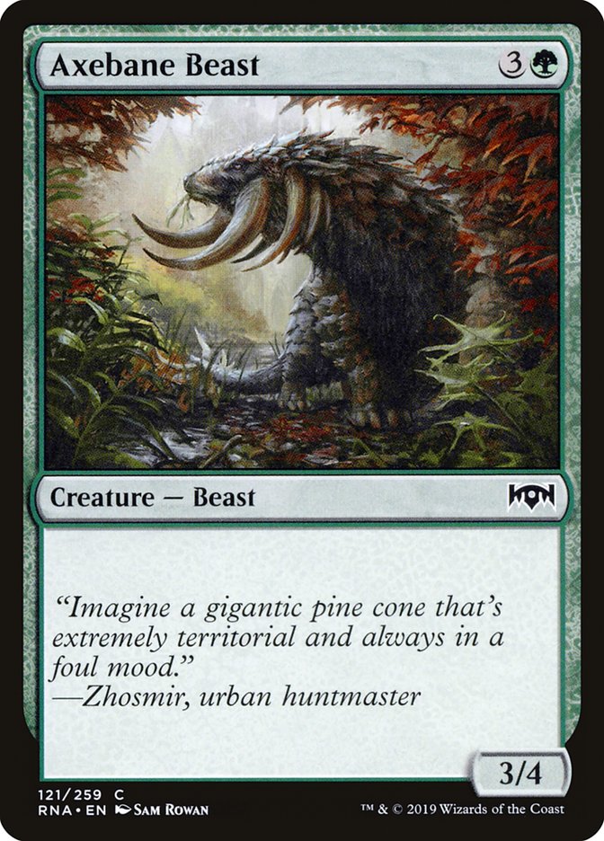 Axebane Beast [Ravnica Allegiance] | Card Merchant Takapuna