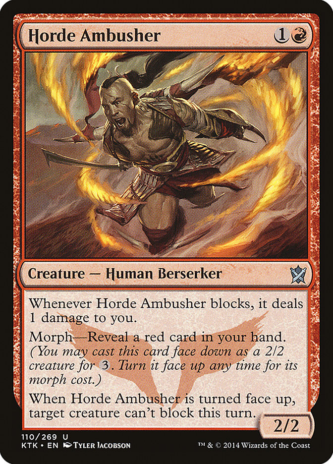 Horde Ambusher [Khans of Tarkir] | Card Merchant Takapuna