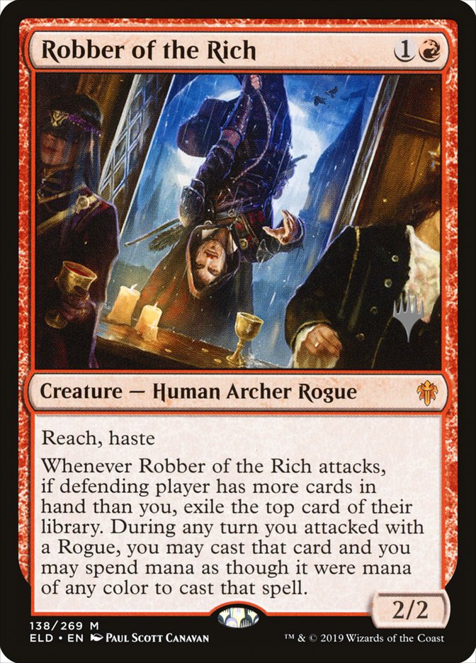 Robber of the Rich (Promo Pack) [Throne of Eldraine Promos] | Card Merchant Takapuna