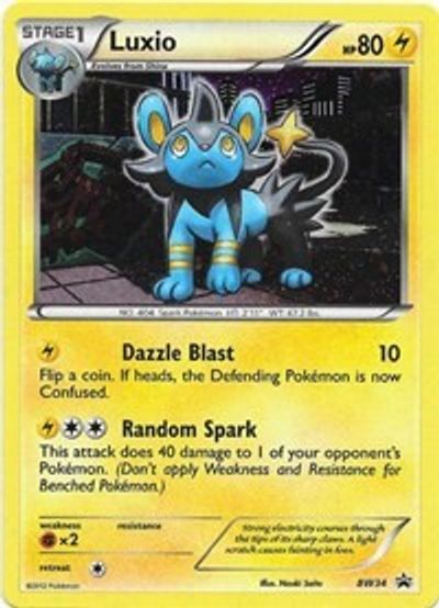 Luxio (BW34) (Cosmos Holo) [Black & White: Black Star Promos] | Card Merchant Takapuna