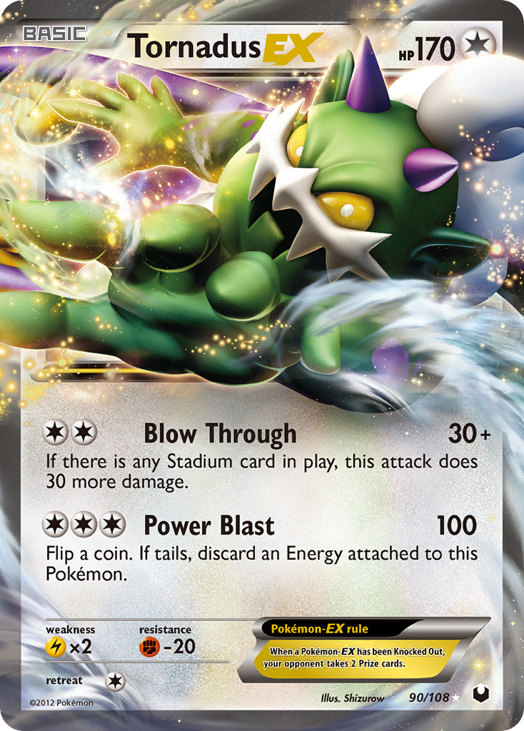 Tornadus EX (90/108) [Black & White: Dark Explorers] | Card Merchant Takapuna