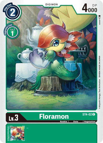 Floramon [ST4-02] [Starter Deck: Giga Green] | Card Merchant Takapuna