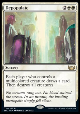 Depopulate (Promo Pack) [Streets of New Capenna Promos] | Card Merchant Takapuna