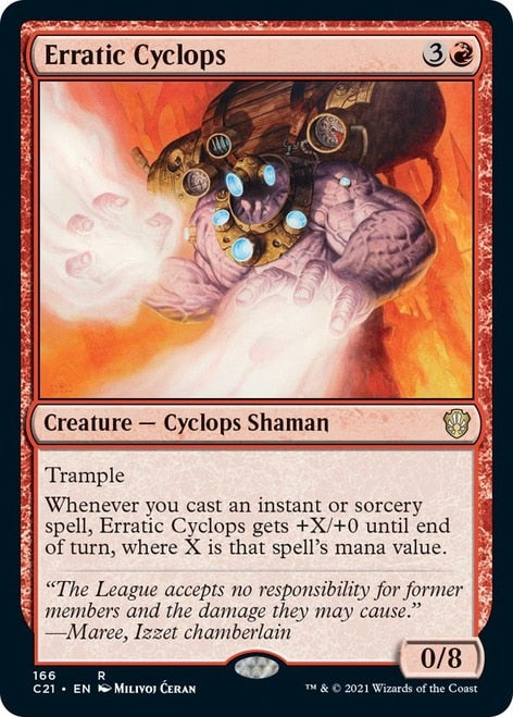 Erratic Cyclops [Commander 2021] | Card Merchant Takapuna