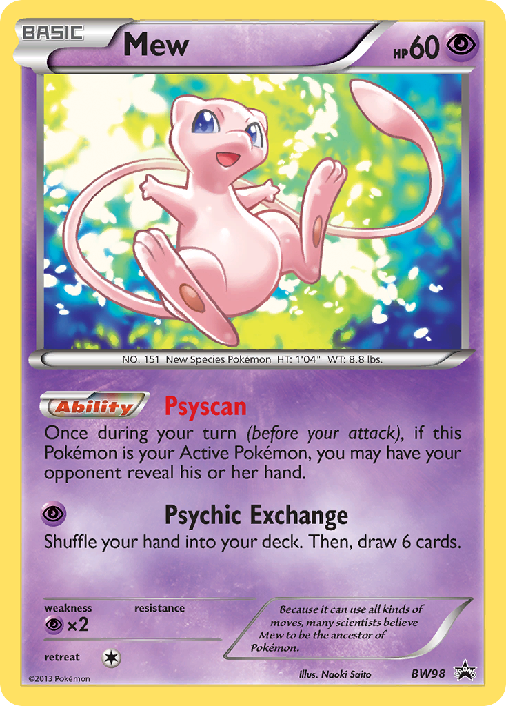 Mew (BW98) [Black & White: Black Star Promos] | Card Merchant Takapuna