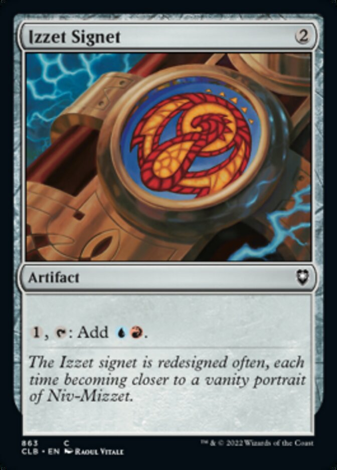 Izzet Signet [Commander Legends: Battle for Baldur's Gate] | Card Merchant Takapuna