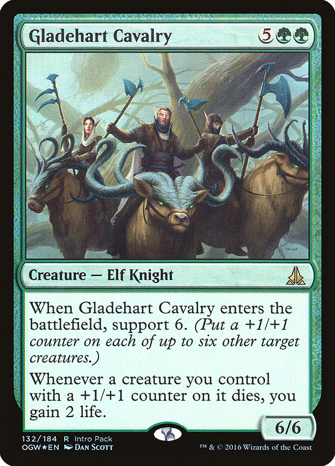 Gladehart Cavalry (Intro Pack) [Oath of the Gatewatch Promos] | Card Merchant Takapuna