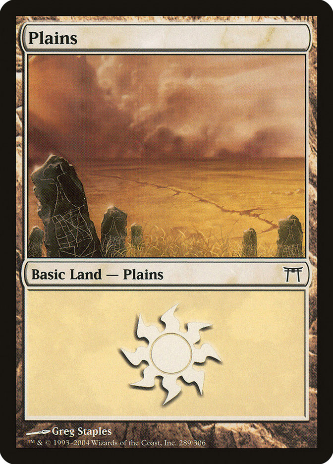 Plains (289) [Champions of Kamigawa] | Card Merchant Takapuna