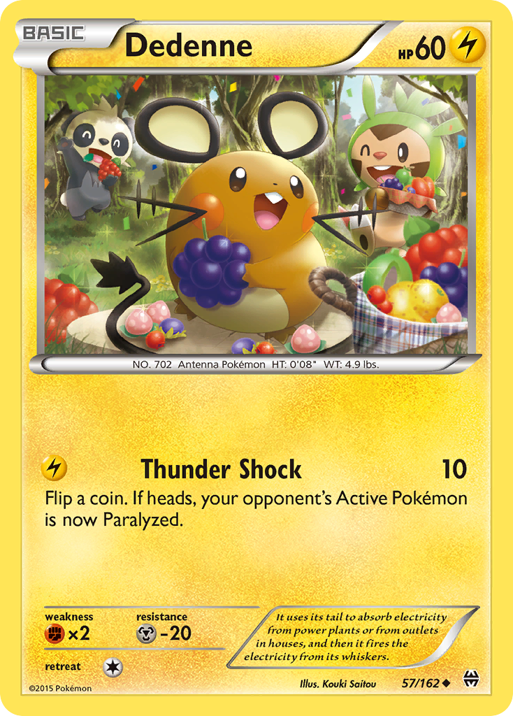 Dedenne (57/162) [XY: BREAKthrough] | Card Merchant Takapuna