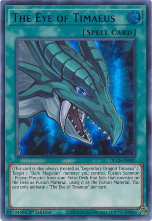 The Eye of Timaeus (Blue) [DLCS-EN007] Ultra Rare | Card Merchant Takapuna