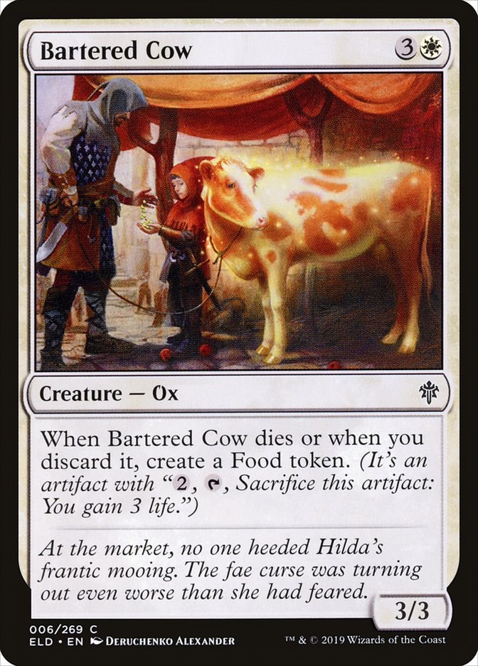 Bartered Cow [Throne of Eldraine] | Card Merchant Takapuna