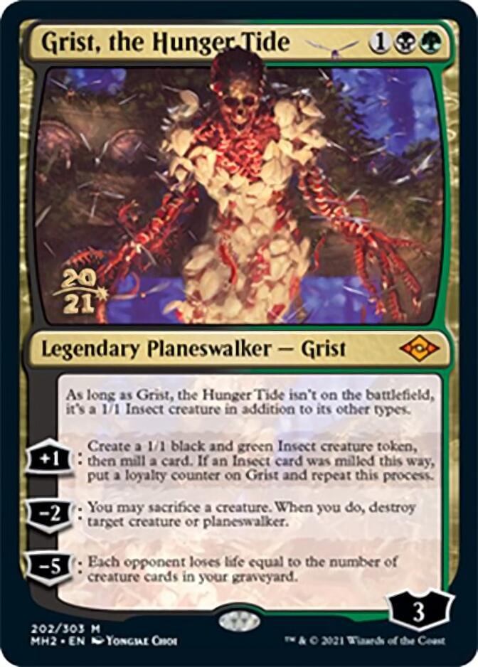 Grist, the Hunger Tide [Modern Horizons 2 Prerelease Promos] | Card Merchant Takapuna