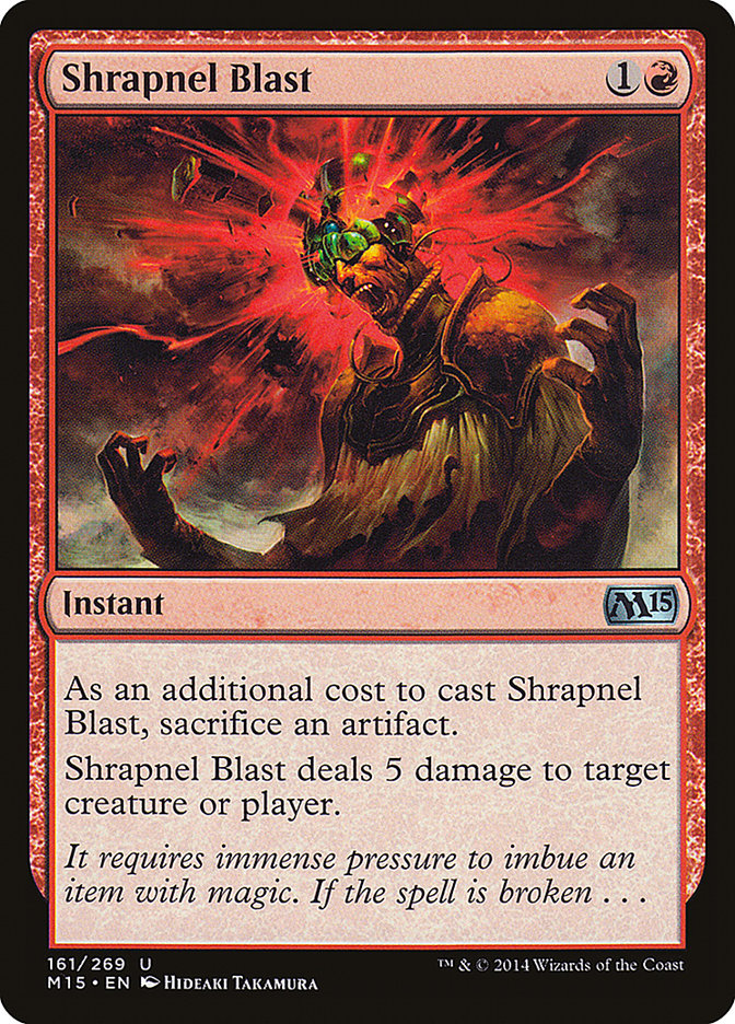 Shrapnel Blast [Magic 2015] | Card Merchant Takapuna