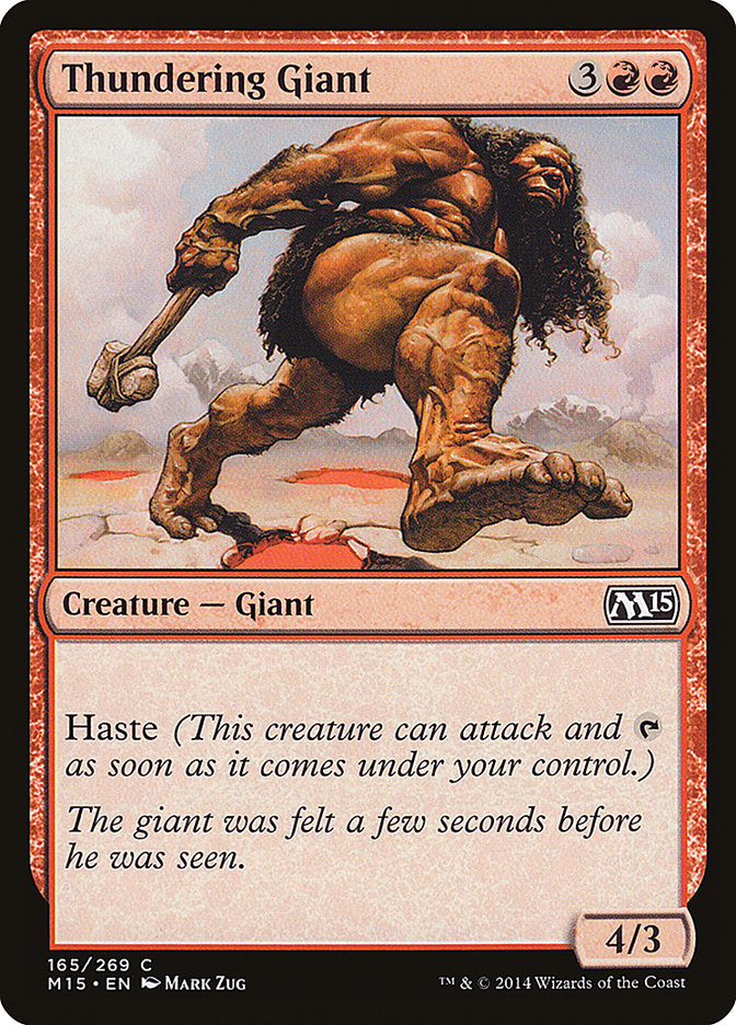 Thundering Giant [Magic 2015] | Card Merchant Takapuna