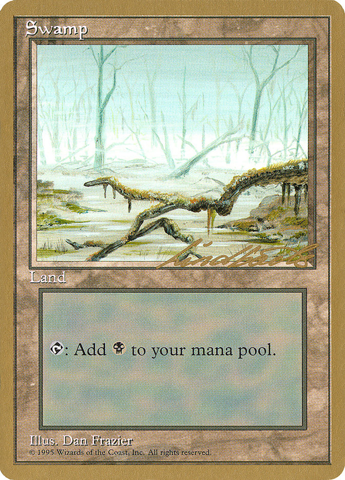 Swamp (ll372) (Leon Lindback) [Pro Tour Collector Set] | Card Merchant Takapuna