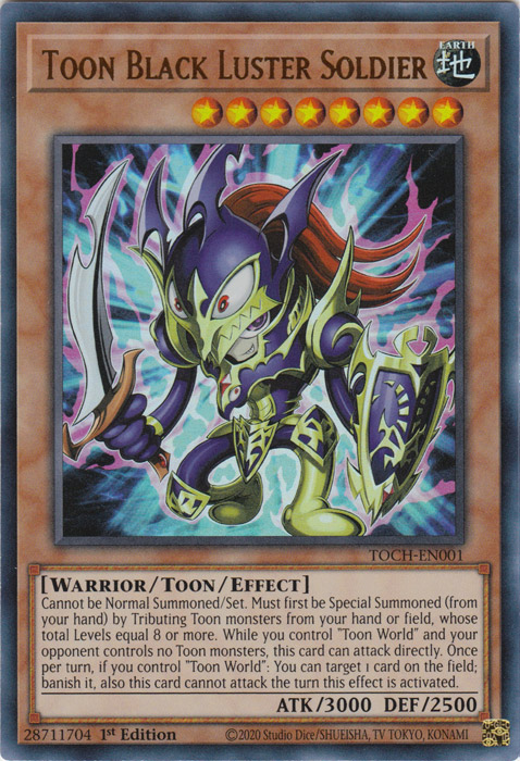 Toon Black Luster Soldier [TOCH-EN001] Ultra Rare | Card Merchant Takapuna