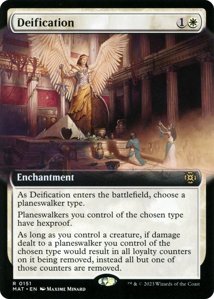 Deification (Extended Art) [March of the Machine: The Aftermath] | Card Merchant Takapuna