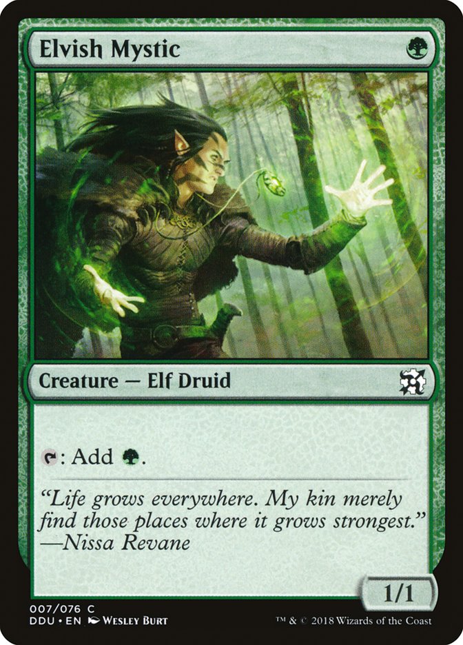 Elvish Mystic [Duel Decks: Elves vs. Inventors] | Card Merchant Takapuna