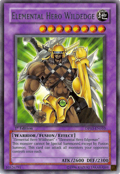 Elemental Hero Wildedge [DP03-EN010] Rare | Card Merchant Takapuna