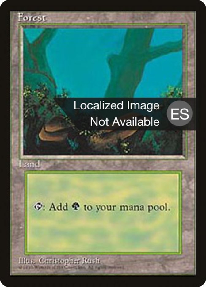 Forest (A) [Fourth Edition (Foreign Black Border)] | Card Merchant Takapuna